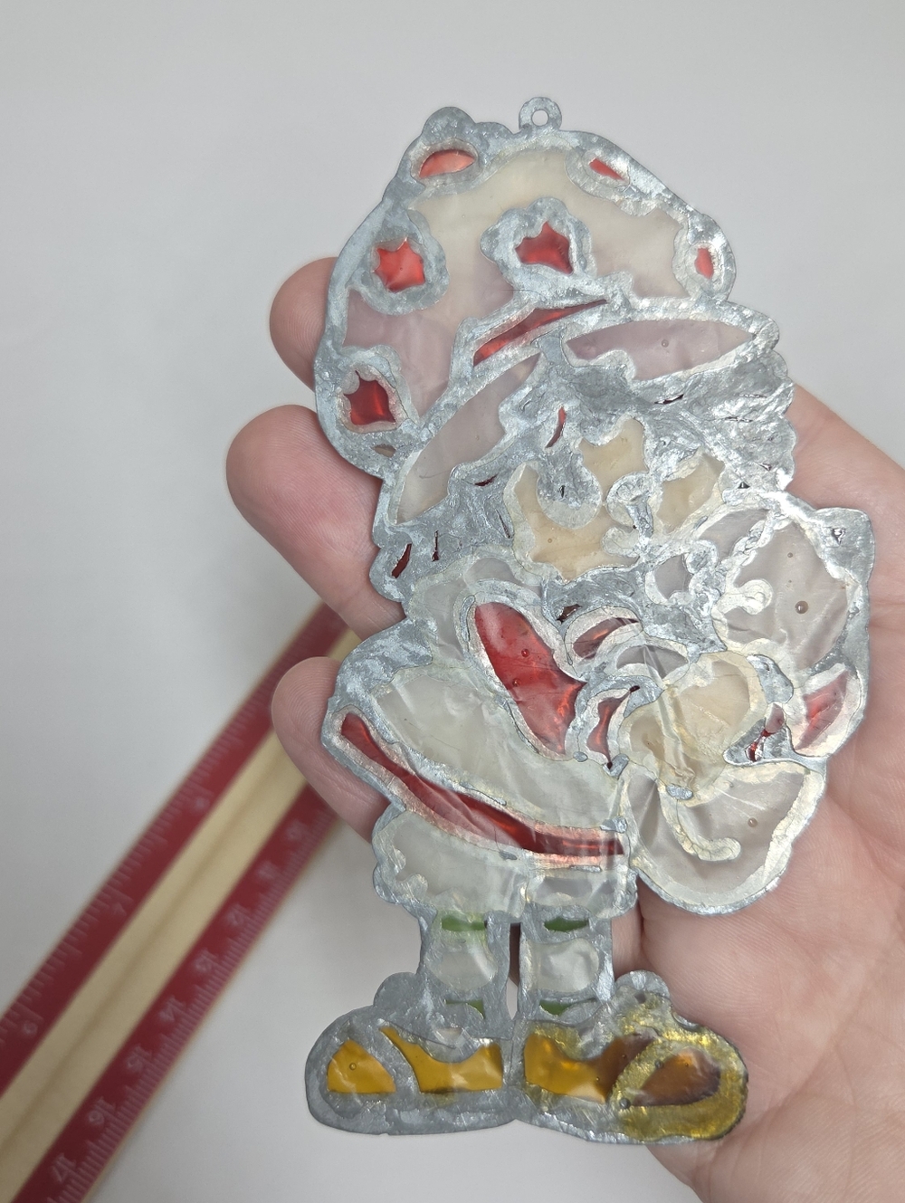 Vtg 80s Strawberry Shortcake With Cat Makit Bakit Stained Glass Suncatcher - Picture 6 of 7